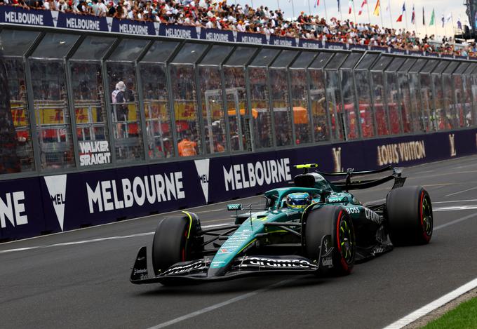 Fernando Alonso oziroma Aston Martin ni konkurenčen za prvo deseterico. | Foto: Reuters