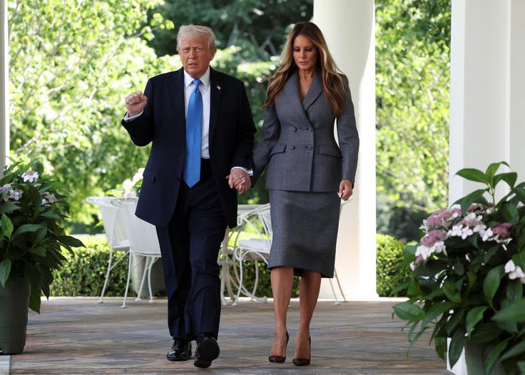 Kot je Melania dejala v ponedeljek, gre za veliko zmago, ki bo zaščitila otroke pred spletnim izkoriščanjem. | Foto: Reuters