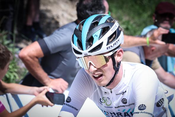 Jakob Omrzel v kraljevski etapi Avenirja do šestega mesta