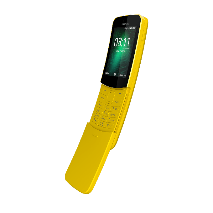 Precejšnja mera nostalgije in podpora omrežjem 4G: to je Nokia 8110 4G, njena priporočena maloprodajna cena bo 79 evrov. | Foto: HMD Global