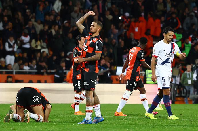Lorient - PSG | PSG ni uspel ugnati Lorienta. | Foto Reuters
