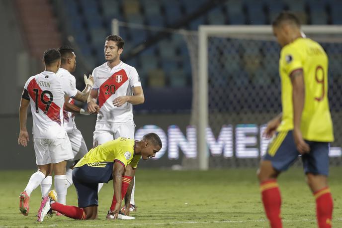 Peru Kolumbija Copa America | Peru je z 2:1 ugnal Kolumbijo, ki si je zabila avtogol. | Foto Guliverimage