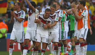 Nemčija še četrtič zapored v polfinale