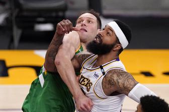 Lakers po podaljšku premagali Utah, trenutno najboljšo ekipo lige NBA