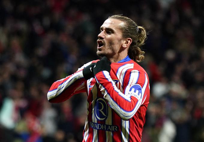 Antoine Griezmann se je na zadnjih petih tekmah vselej vpisal med strelce in dosegel kar sedem zadetkov. | Foto: Reuters