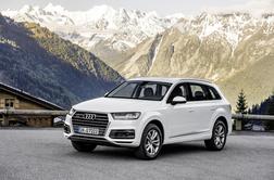 Audijev orjak Q7 z varčnim strojem TDI cenejši za okoli 4 tisoč evrov 