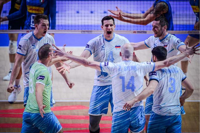 slovenska odbojkarska reprezentanca : Italija, polfinale lige narodov | Foto VolleyballWorld