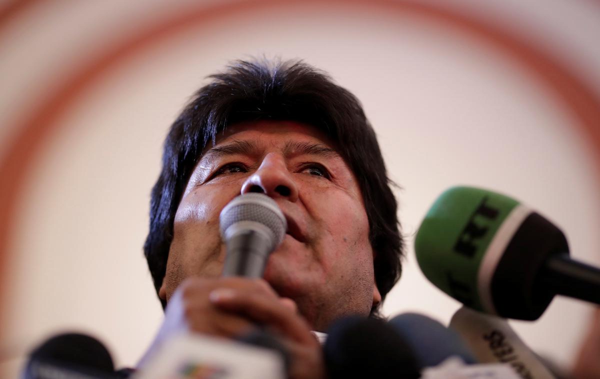 Evo Morales | Samooklicana začasna bolivijska predsednica Jeanine Anez je sporočila, da nekdanji predsednik države Evo Morales ne bo smel sodelovati na ponovljenih predsedniških volitvah. | Foto Reuters