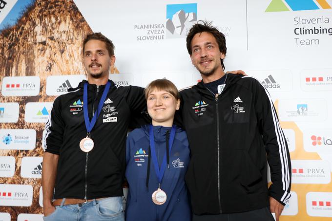 Tudi slovenska reprezentanca v paraplezanju se je iz Innsbrucka vrnila z dvema kolajnama. Gregor Selak in Tanja Glušič sta se vrnila z bronom. | Foto: Manca Čujež