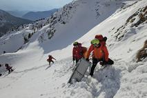 Grintovec, gorska reševalna služba, nesreča