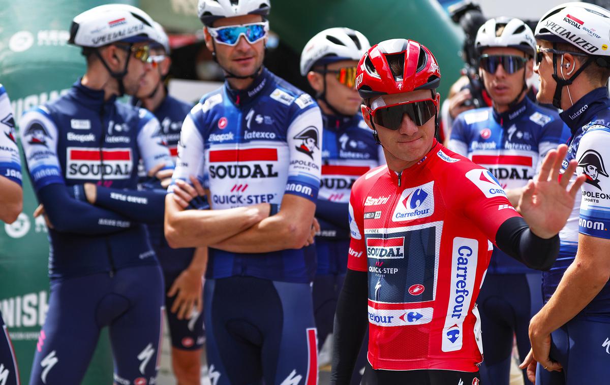 Remco Evenepoel Vuelta 2023 | Kakšna bo usoda kolesarske ekipe Soudal-QuickStep in njenih kolesarjev ter osebja? | Foto Unipublic/Sprint Cycling Agency