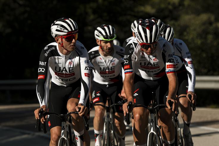 Domen Novak Jan Christen UAE Team Emirates XRG | Foto: Ulysse Daessle
