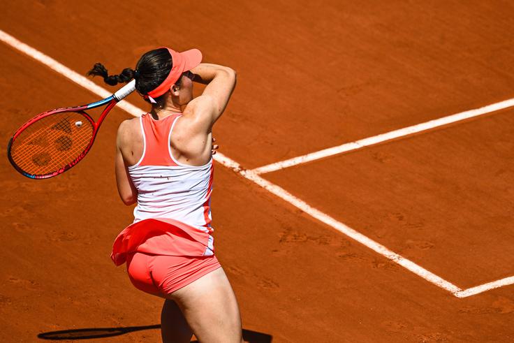 Tamara Zidanšek se najbolj domače počuti na pesku. | Foto: Guliverimage/Vladimir Fedorenko