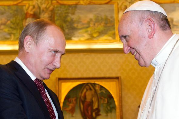 Putin na obisku pri papežu