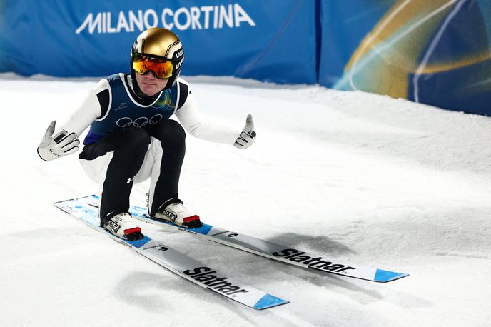 ZOI Domen Prevc | Domen Prevc in Anže Lanišek se poslavljata od olimpijskih iger v Predazzu. | Foto Reuters