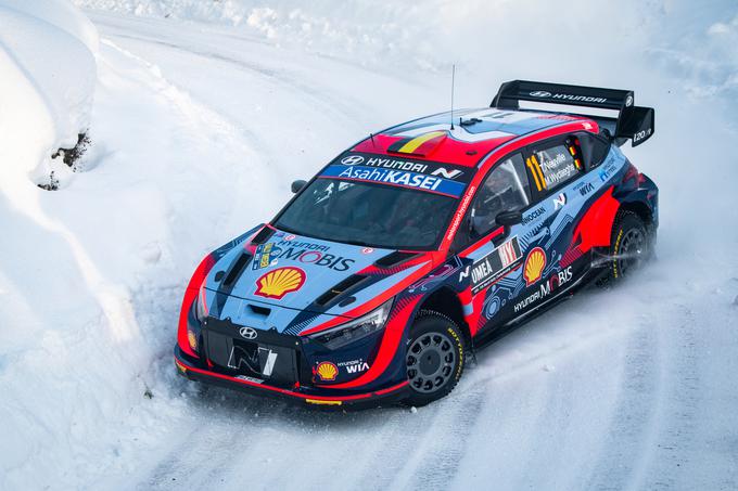 Thierry Neuville (Hyundai) na postavil najvišjo povprečno hitrost na posamezni hitrostni preizkušnji. Najvišje povprečje je bilo 141,08 kilometra na uro. | Foto: Red Bull