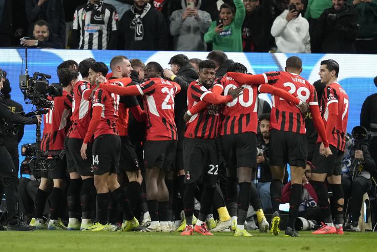 AC Milan je postal drugi finalist italijanskega superpokala. | Foto: Guliverimage