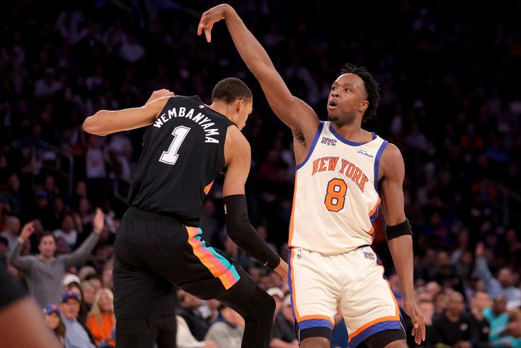 Knicksi so ugnali Spurse. | Foto: Reuters