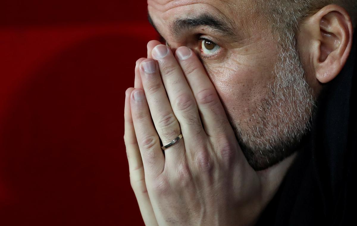 Josep Guardiola | Pep Guardiola bo danes poskušal Manchester City popeljati do dobrega rezultata pred povratnim srečanjem, ki bo prihodnji teden v Manchestru. | Foto Reuters