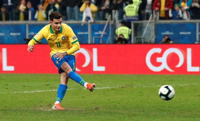 Brazilija na letošnjem južnoameriškem pokalu ni preveč učinkovita. Njen najboljši strelec Philippe Coutinho je dosegel samo dva gola. | Foto: Reuters
