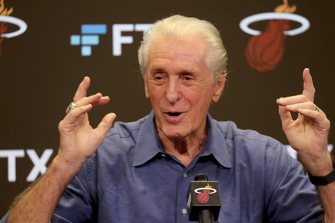 Miami Pat Riley | Pat Riley dobro skriva svojih 77 let in o upokojitvi sploh ne razmišlja. | Foto Guliver Image