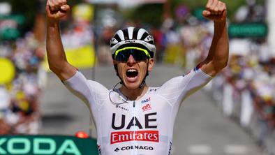 Velika zmaga Tadeja Pogačarja na Dirki po Franciji