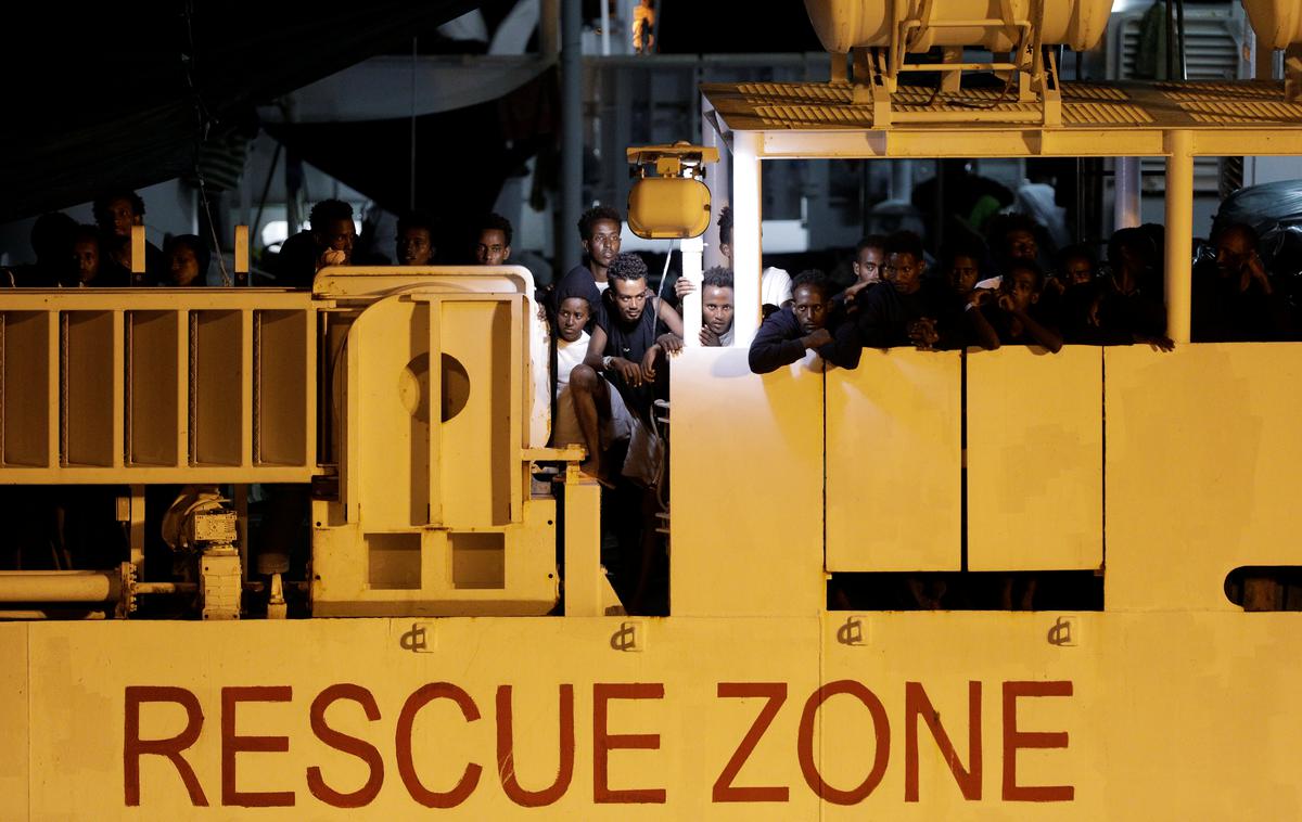 Prebežniki v Italiji | Foto Reuters