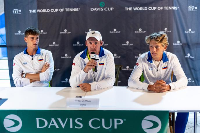 Grega Žemlja | "Mislim, da vse poteka po načrtu, kot smo si ga zastavili. V petek bomo pripravljeni, tako kot je treba," pravi kapetan slovenske reprezentance Grega Žemlja. | Foto Tenis Slovenija