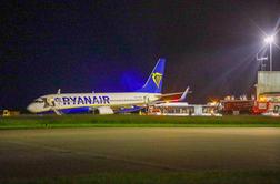 Zasilni pristanek letala Ryanair: "Še nikoli me ni bilo tako strah"