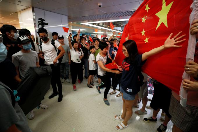 Hong Kong protesti Kitajska | Foto: Reuters