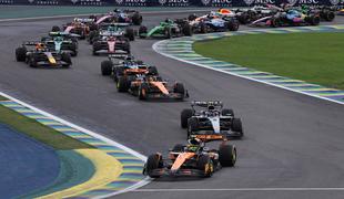 Odstop Oscarja Piastrija, prekinjen šprint dobil Lando Norris