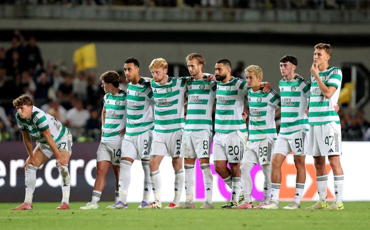Celtic po treh zaporednih nastopih v ligi prvakov ne bo nastopil med elito. Evropsko pot bo nadaljeval v ligaškem delu lige Europa. | Foto: Reuters