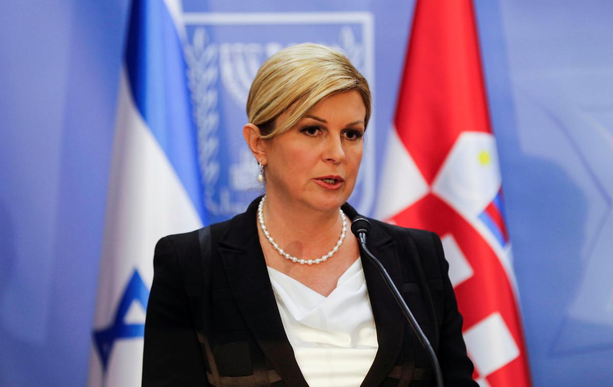 Kolinda Grabar-Kitarović | Hrvaška predsednica Kolinda Grabar-Kitarović je v Kninu v ponedeljek napovedala ponovno kandidaturo za predsednico države. | Foto Reuters