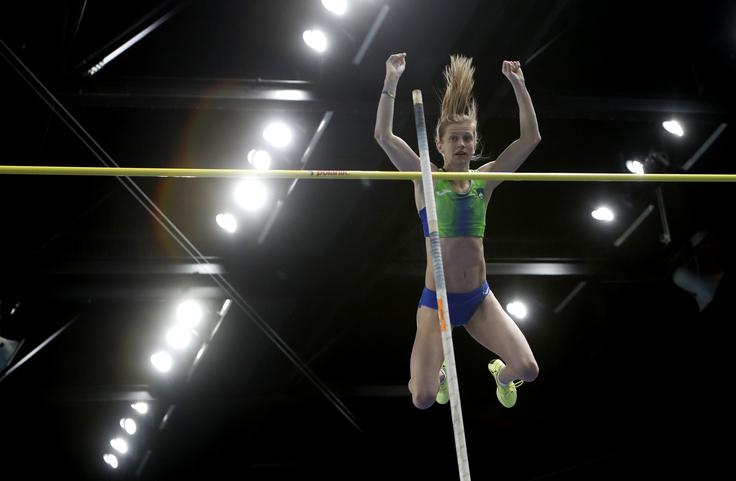Do medalje na Poljskem je prišla, potem ko je v prvem poskusu preskočila 470 centimetrov. Na 475 in 480 centimetrih je bila trikrat neuspešna. | Foto: Guliverimage/Vladimir Fedorenko