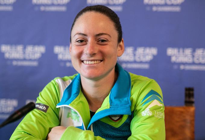 Tamara Zidanšek se je na zadnjih dveh turnirjih prebila do četrtfinala. | Foto: Vid Ponikvar/Sportida
