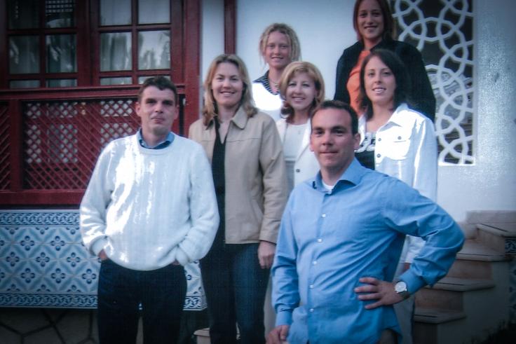 Slovensko žensko teniško reprezentanco so leta 2005 sestavljale Katarina Srebotnik, Tina Pisnik, Andreja Klepač in Tina Križan. Kapetanka je bila Mima Jaušovec. Matjaž Kirbiš (levo) je bil član organizacijskega odbora turnirja v Portorožu. | Foto: Osebni arhiv