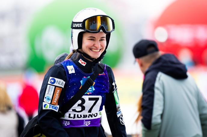 Nika Vodan, Ljubno | Nika Vodan bo po Ljubnem ob Savinji dočakala še eno domačo tekmo. Ta bo prav posebna, saj se bodo nekatera dekleta v soboto premierno pomerila na Letalnici bratov Gorišek. | Foto Filip Barbalić