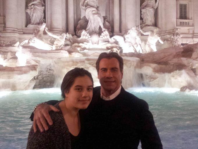 Ella in John Travolta v Rimu | Foto: Profimedia
