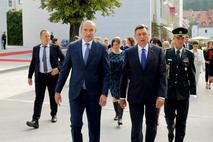 Borut Pahor, predsednik Islandije Guden Thorlacius Johannesson