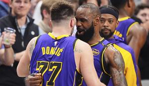 Dončić eksplodiral, velika vrnitev LeBrona Jamesa in preobrat Lakersov