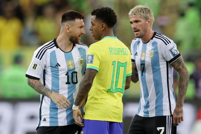 Rodrygo po kaotični tekmi z Argentino tarča rasističnih žaljivk