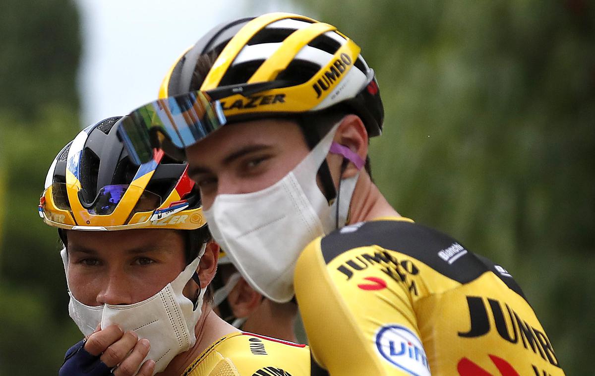 Primož Roglič Tom Dumoulin | Nizozemski kolesar Tom Dumoulin je po temeljitem premisleku ugotovil, da se še ne želi posloviti od profesionalnega kolesarstva. | Foto Reuters