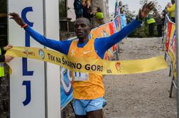 Svetovni prvak iz Ugande najhitrejši tudi na blatni Šmarni gori