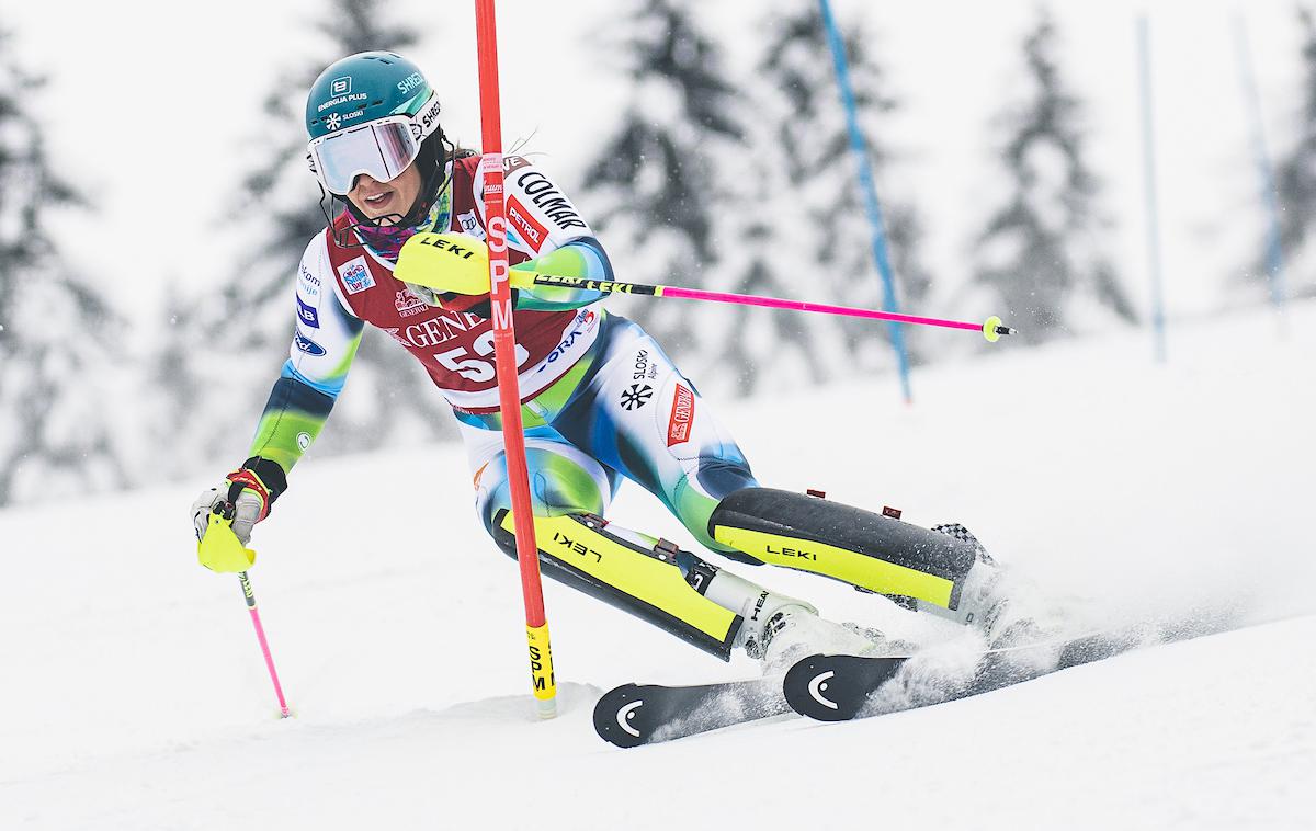 Zlata lisica, slalom, Nika Tomšič | Slovenijo bo danes med drugim predstavljala Nika Tomšič. | Foto Grega Valančič/Sportida