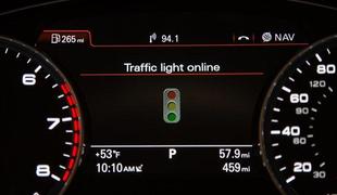 Mestni semaforji: audiji bodo voznikom pomagali ujeti "zeleni val"