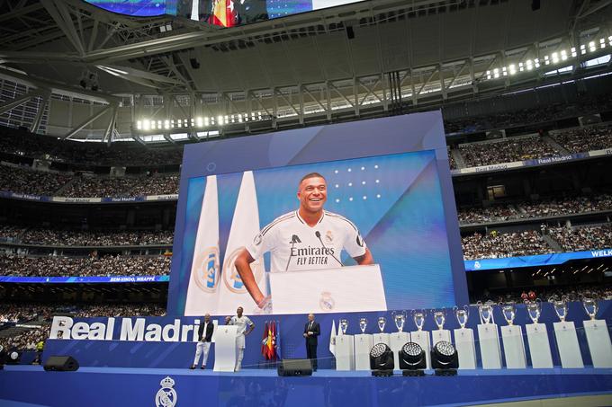 Kylian Mbappe Real Madrid predstavitev | Foto: Guliverimage
