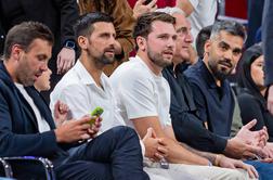 Dončić in Đoković skupaj na tekmi v Madridu