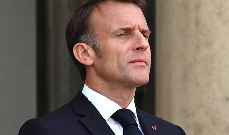 Macron za ustavitev dobave orožja Izraelu