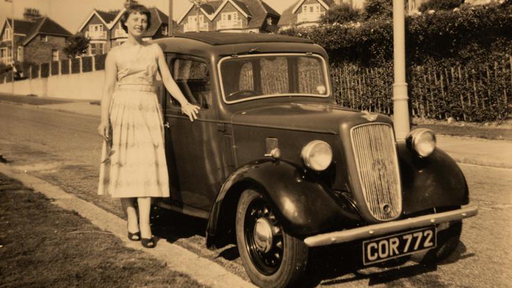 Audrey ob svojem prvem avtomobilu | Foto: Porsche
