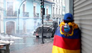 V Ekvadorju zaradi odprave subvencij za pogonska goriva protesti in izredne razmere